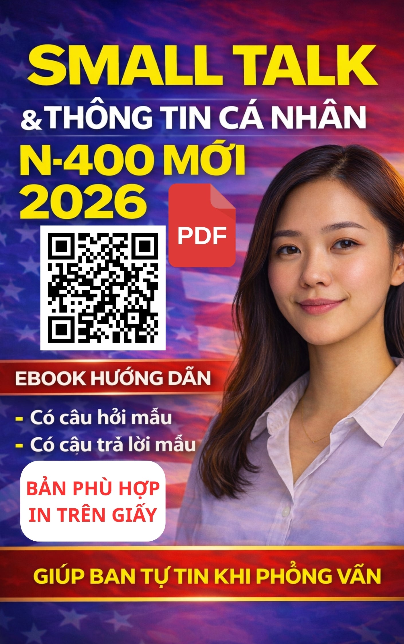 Small Talk & N400 Câu Hỏi Thông Tin Cá Nhân cho Thi Quốc Tịch Mỹ 2026